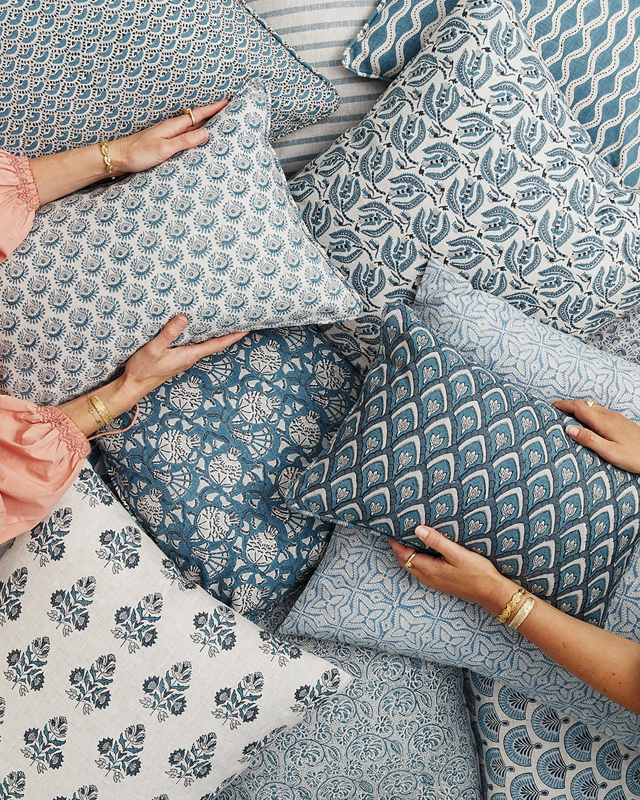 Walter G - Wholesale Throw pillow cover - Haveli Mineral Pillowcase5