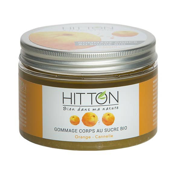 Scrub corpo allo zucchero con cannella e arancia per la vendita all'ingrosso da parte di Hitton
