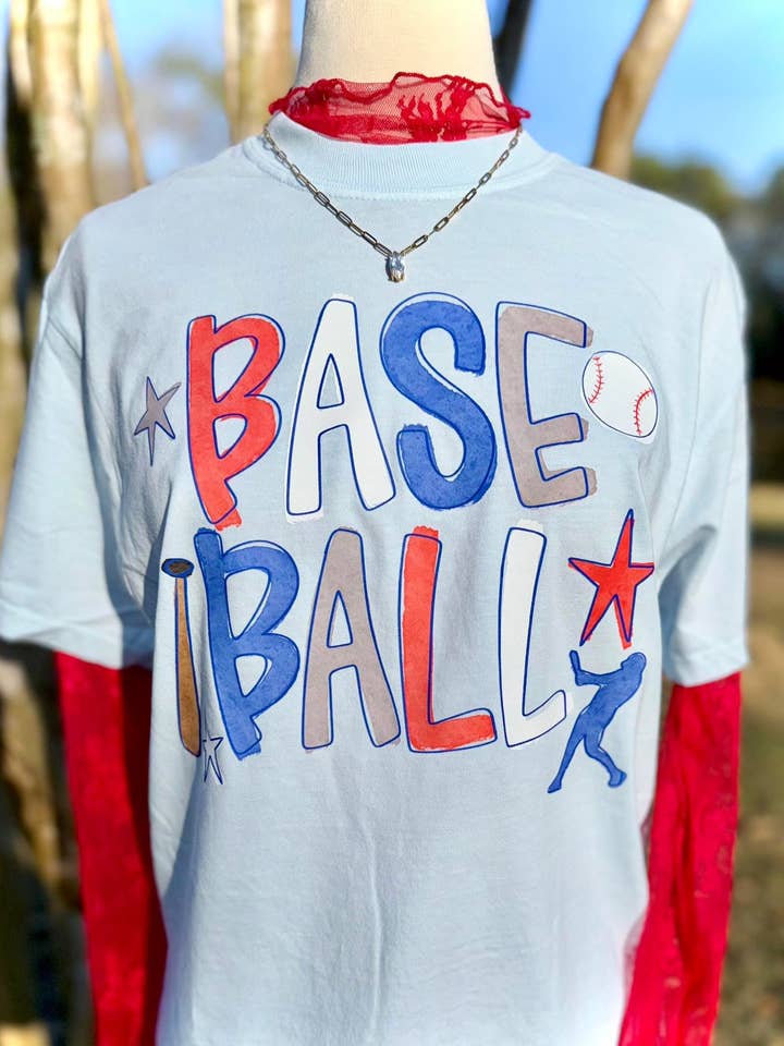 Baseball Kortærmet T-shirt for engroshandel hos Funky Monkey