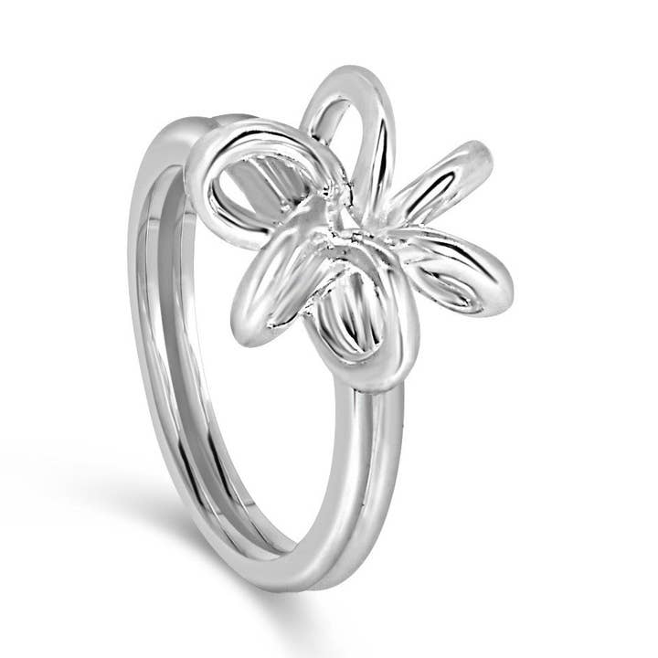 Påskelilje blomst sølv Ring for engroshandel hos Maree London