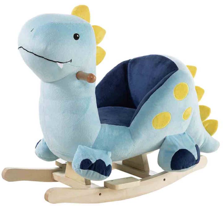 Heunec - Wholesale Stuffed/Plush Toy - Kids & Baby - Heunec Rocking Dino Light Blue