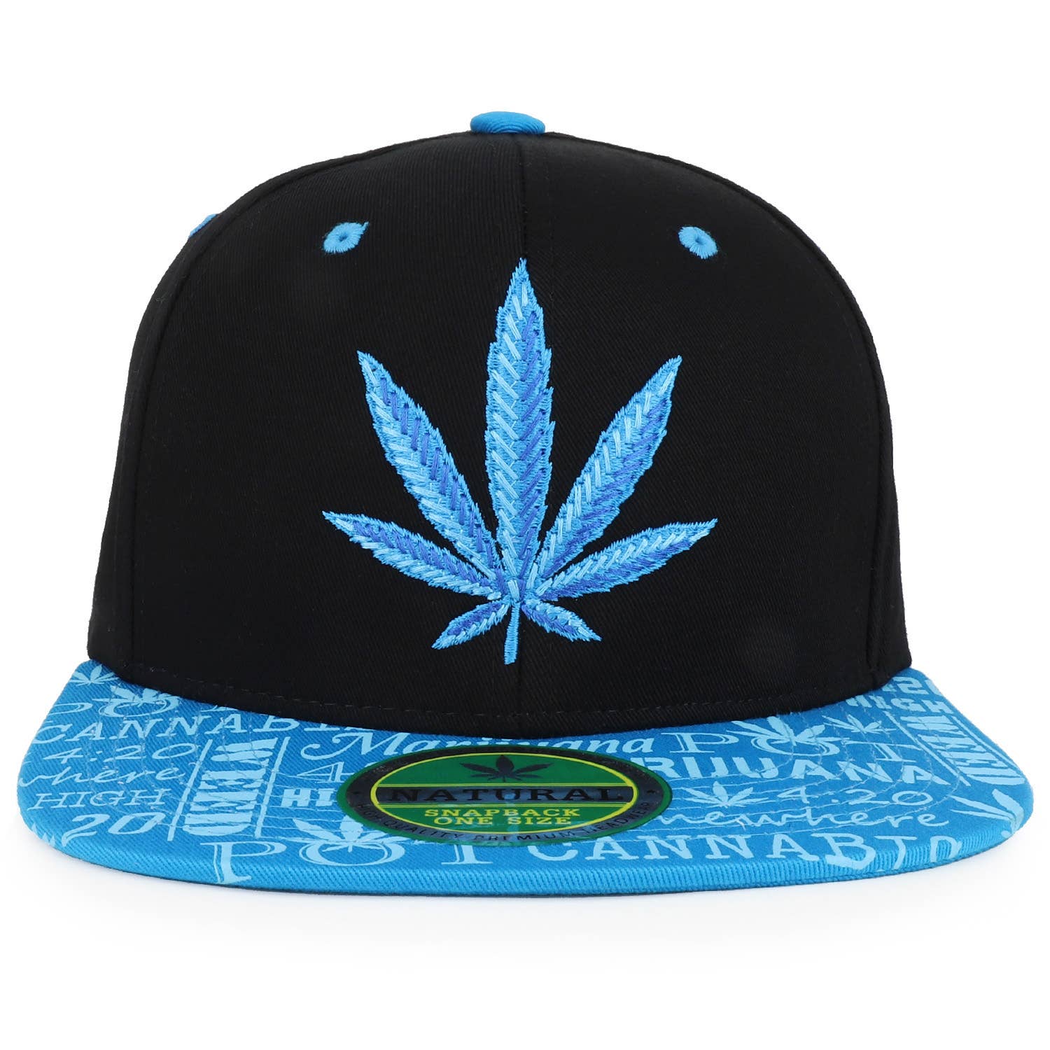 Trendy Apparel Shop – wholesale Flat-brimmed cap – Unisex – Rasta MJ Leaf Weed 3D Embroidered Flat Bill Snapback Cap4