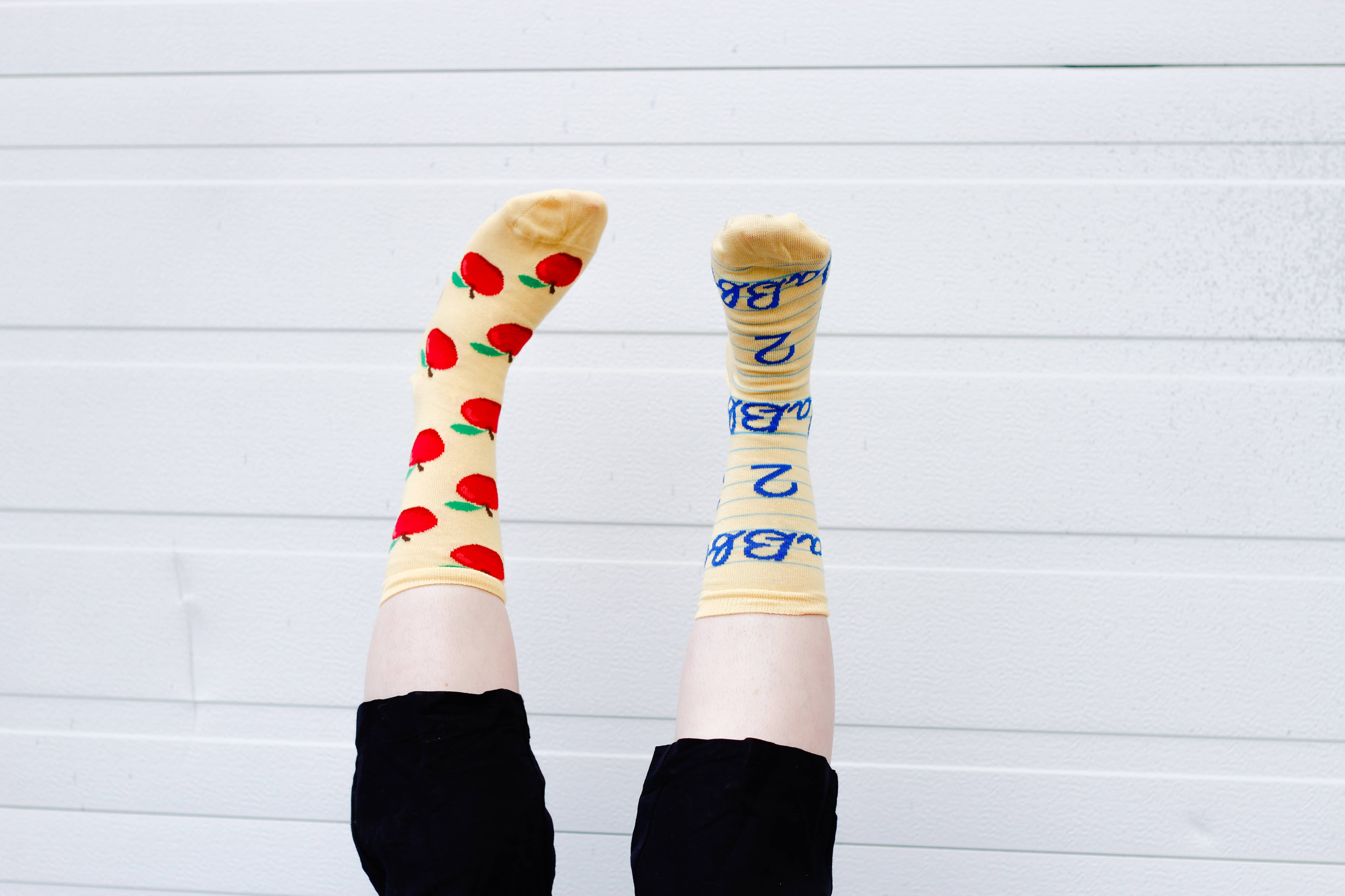 Friday Sock Co. - Wholesale Socks - Men's - Men’s Apple & Teacher Socks1