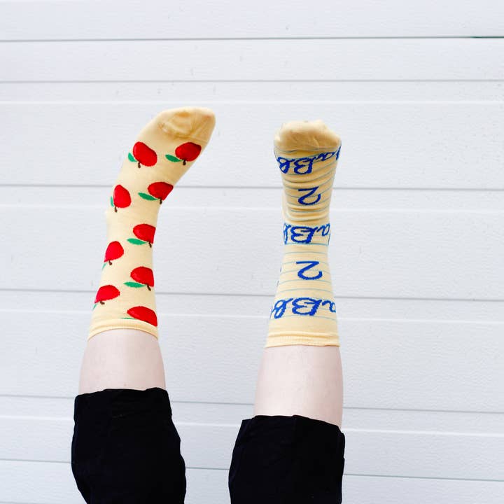 Friday Sock Co. - Wholesale Socks - Men's - Men’s Apple & Teacher Socks1