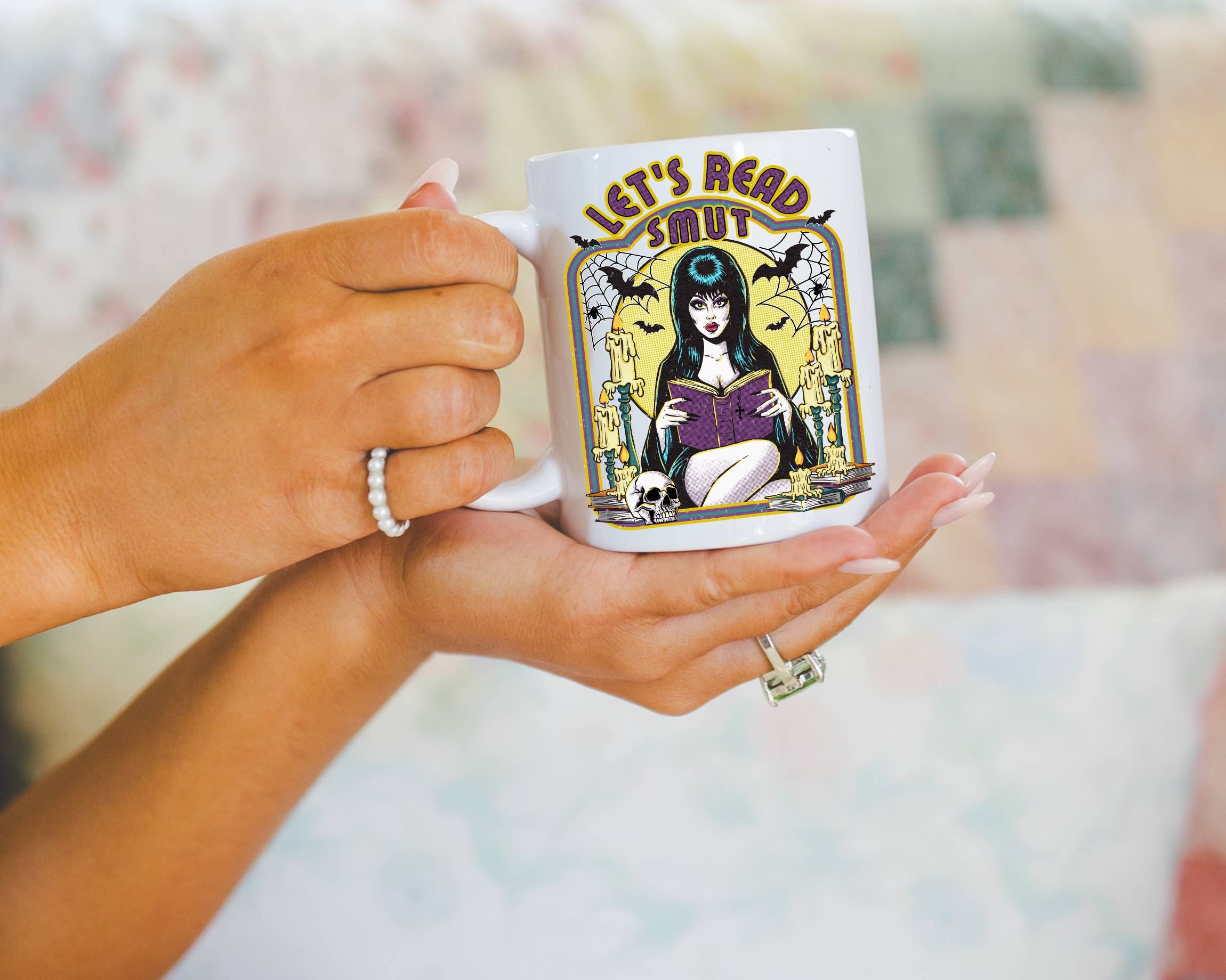 Ace the Pitmatian Co - Wholesale Coffee Mug - Let’s Read Smut Bookish Mug2