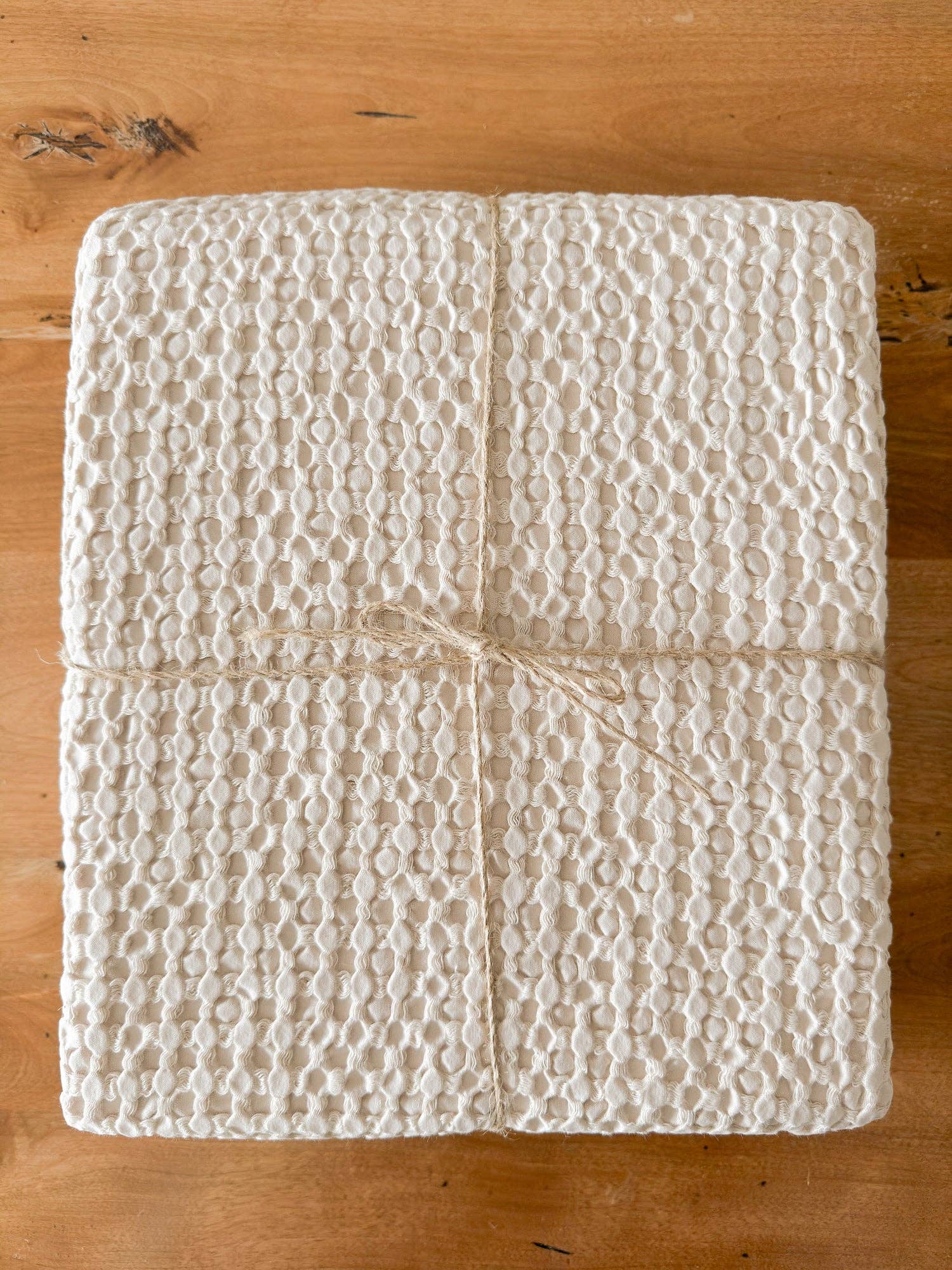 Anaya Home - Wholesale Bedding Blanket - Stonewashed Cotton Waffle Bed Blanket2