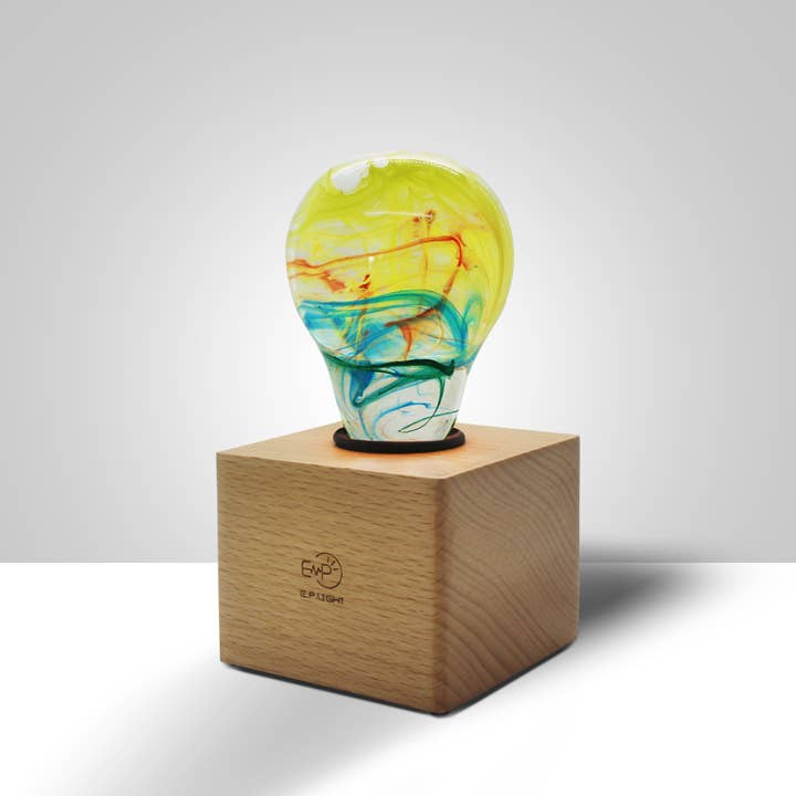 EP Design Lab - Wholesale Night Light - Handmade Fireworks LED Light Bulb Night Light