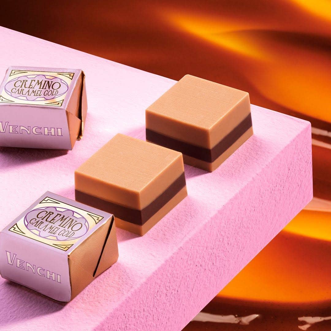 Venchi - Vente Chocolat - Cremino Caramel & Chocolat Noir - Chocolat Gourmet Italien4