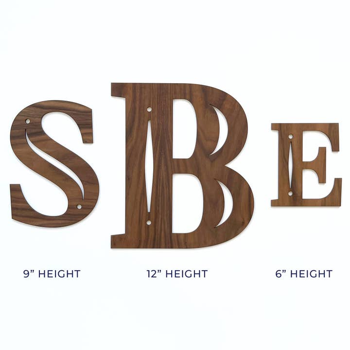 Inspired Indigo – Engroshandel 3D-vægkunst – Træbogstaver og tal vægkunst - moderne design