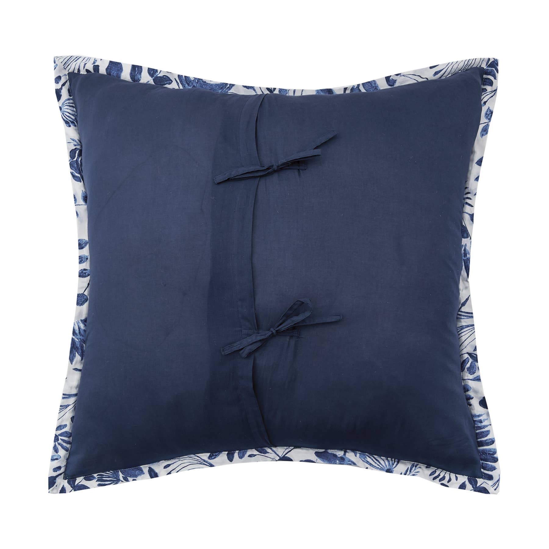 carol & frank - Wholesale Bedding Pillowcase/Sham - SALE Starla Blue Floral Euro Sham1