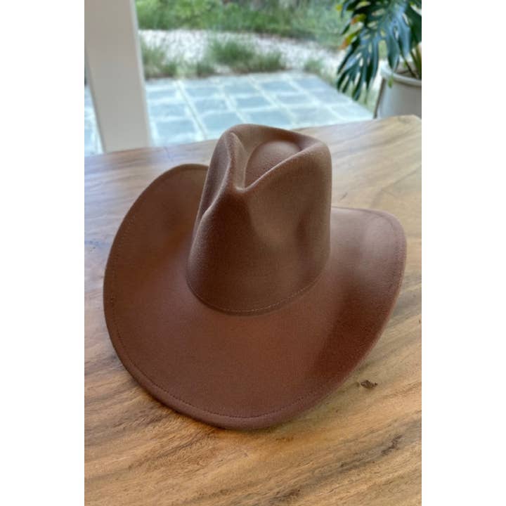 One and Only Accessories - Vente Chapeau de cowboy – femme - CHAPEAU DE COWBOY EN FEUTRE VÉGÉTALIEN3