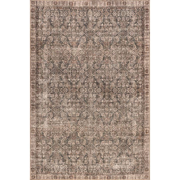 Hillstone Collection Calianna Traditional Vintage Medallion Area Rug for wholesale by nuLOOM
