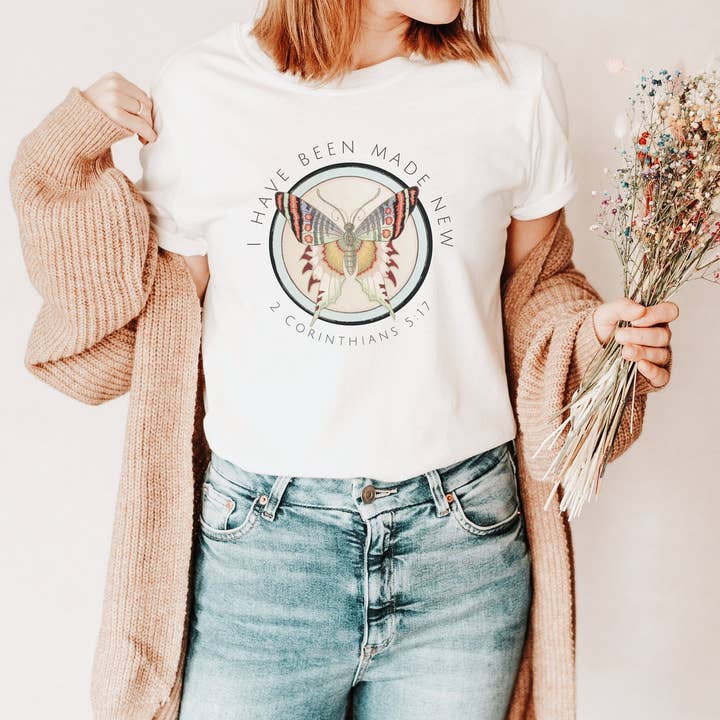 I Have Been Made New T-Shirt for wholesale by The Psalms Tree