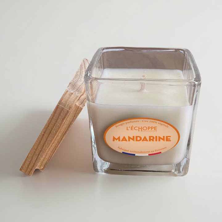 L'Échoppe Buissonnière - Wholesale Jar/Filled Candle - Mandarin - Scented Candle 85g0