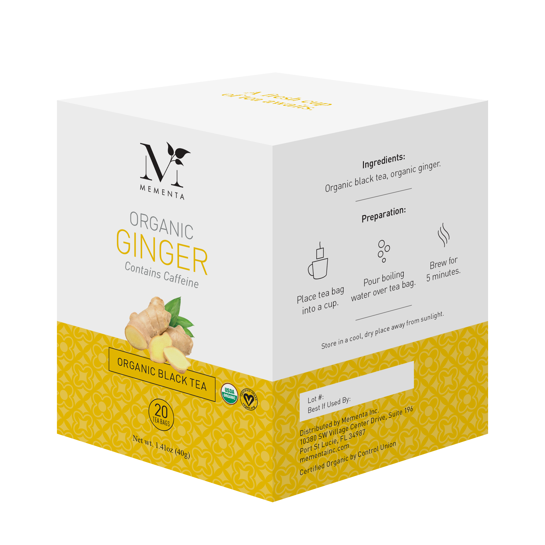 Mementa Inc. - Wholesale Tea bags - Organic Herbal and Black Teas9