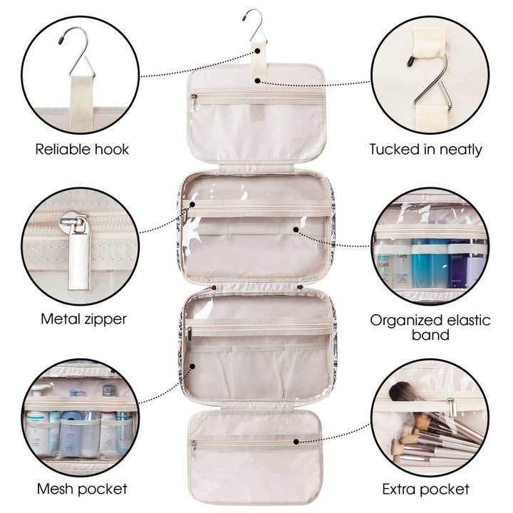 wandf - Wholesale Toiletry Bag - Women's - Large Capacity Waterproof Hanging Toiletry Bag Travel Bag41