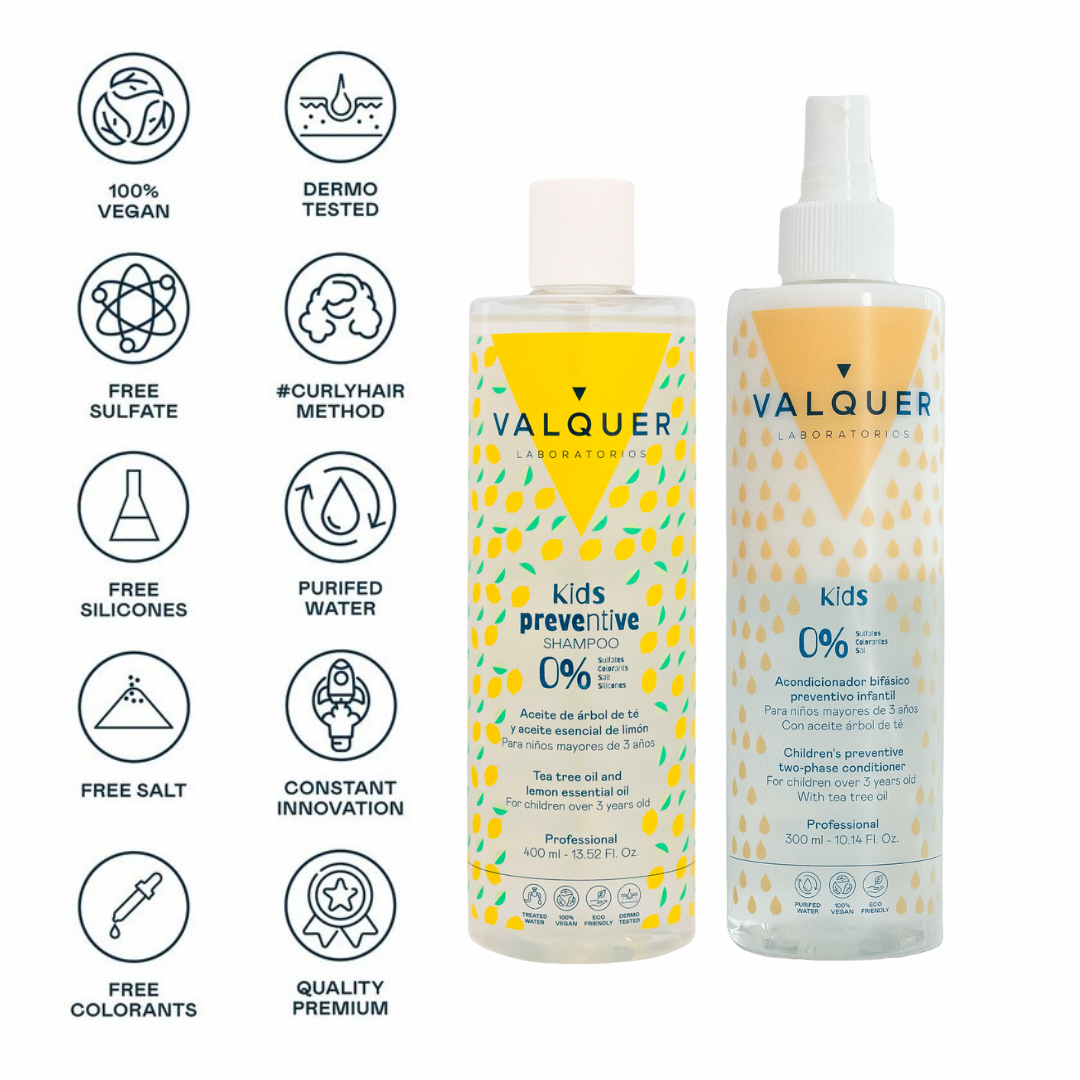 Valquer Laboratorios - Wholesale Hair Conditioner - Baby - Two-phase preventive shampoo and conditioner pack for children4