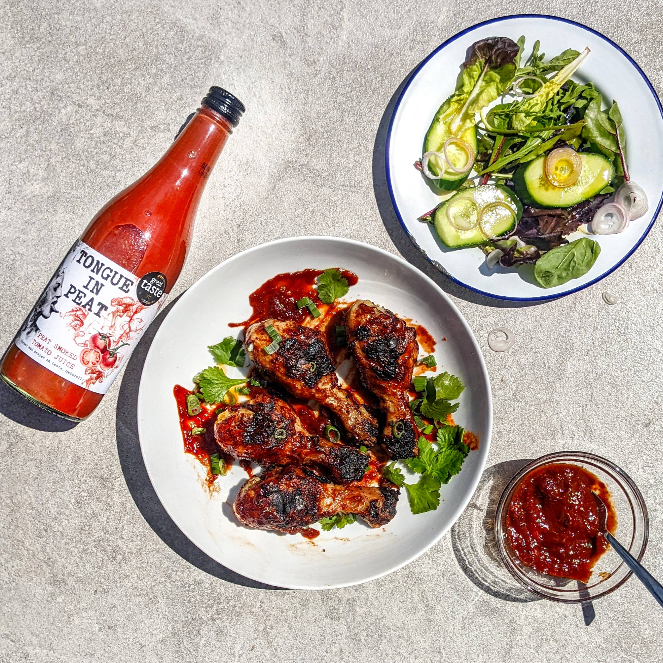 Tongue In Peat – Großhandel Cocktailmischung/-sirup – Bloody Mary Cocktailmixer mit geräuchertem Tomatensaft 500 ml/17,02 Unzen8