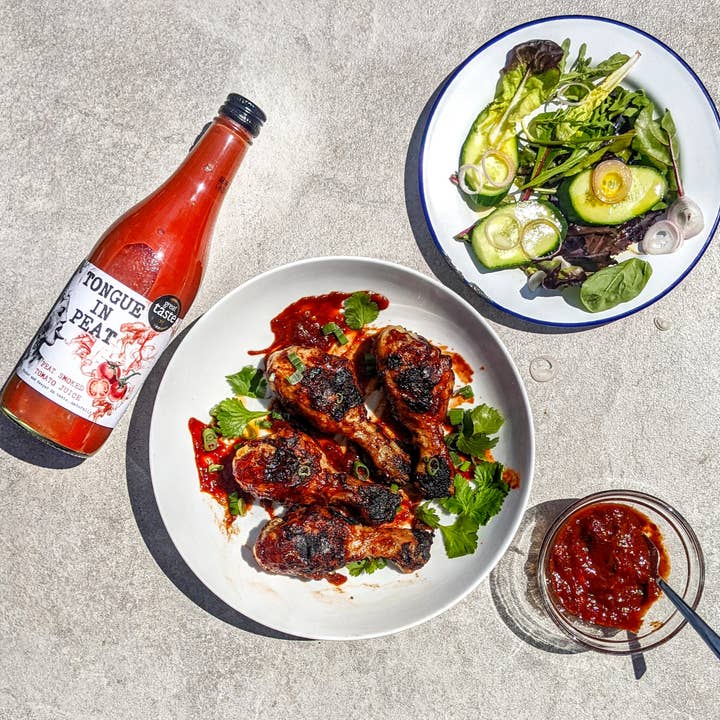 Tongue In Peat – Großhandel Cocktailmischung/-sirup – Bloody Mary Cocktailmixer mit geräuchertem Tomatensaft 500 ml/17,02 Unzen8