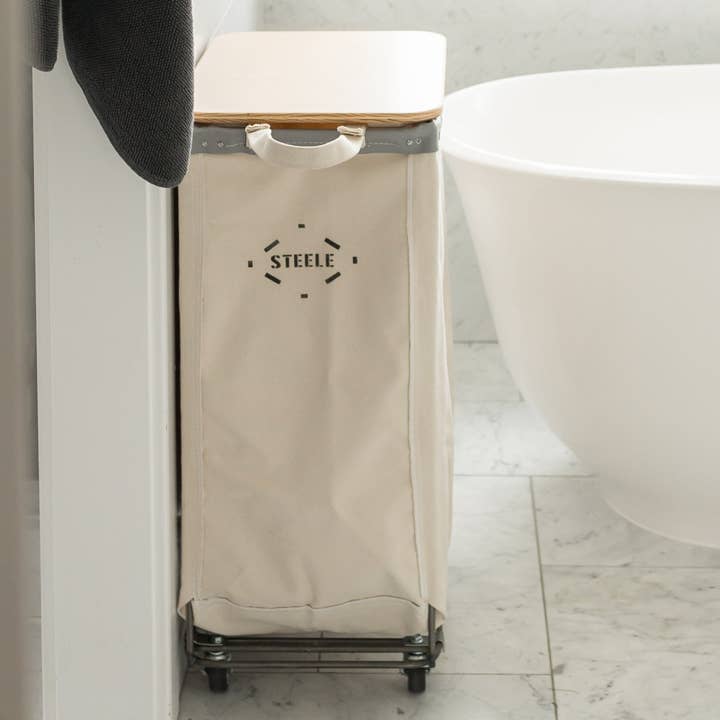 Permanent Style Bag Caddie - Casters for wholesale by Steele Canvas Basket Corp.