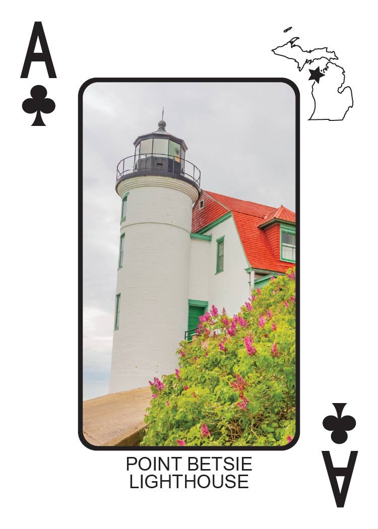 Phil Stagg Photography - Wholesale Playing Cards - LIGHTHOUSES OF MICHIGAN - Playing Cards - Euchre Friendly27