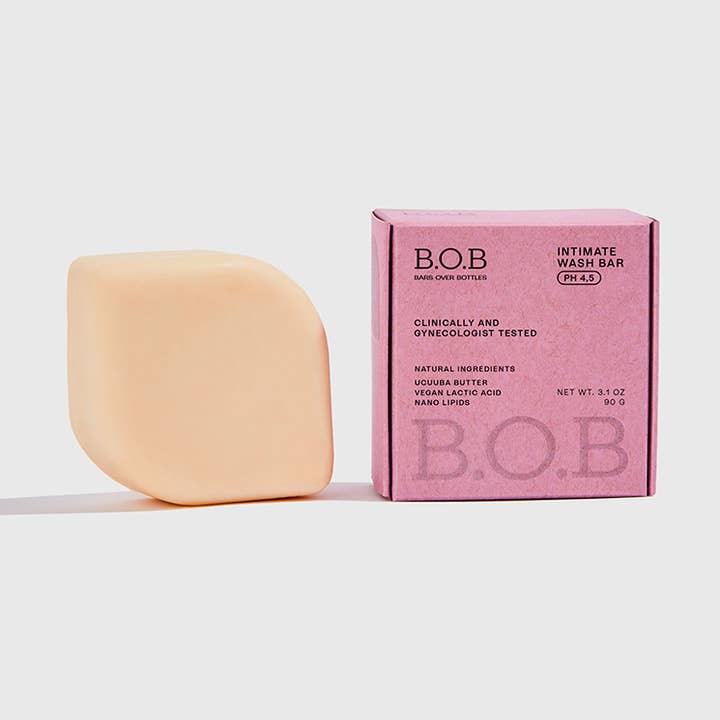 Intimate Wash Bar | Vegan | pH Balanced | Plastic-Free for wholesale by B.O.B Bars Over Bottles