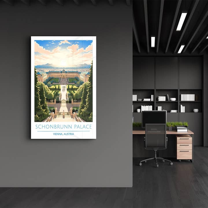 Artdesigna KG - Wholesale Art Print - Schonbrunn Palace-Vienna Austria-Travel Posters | Glass Wall Art4