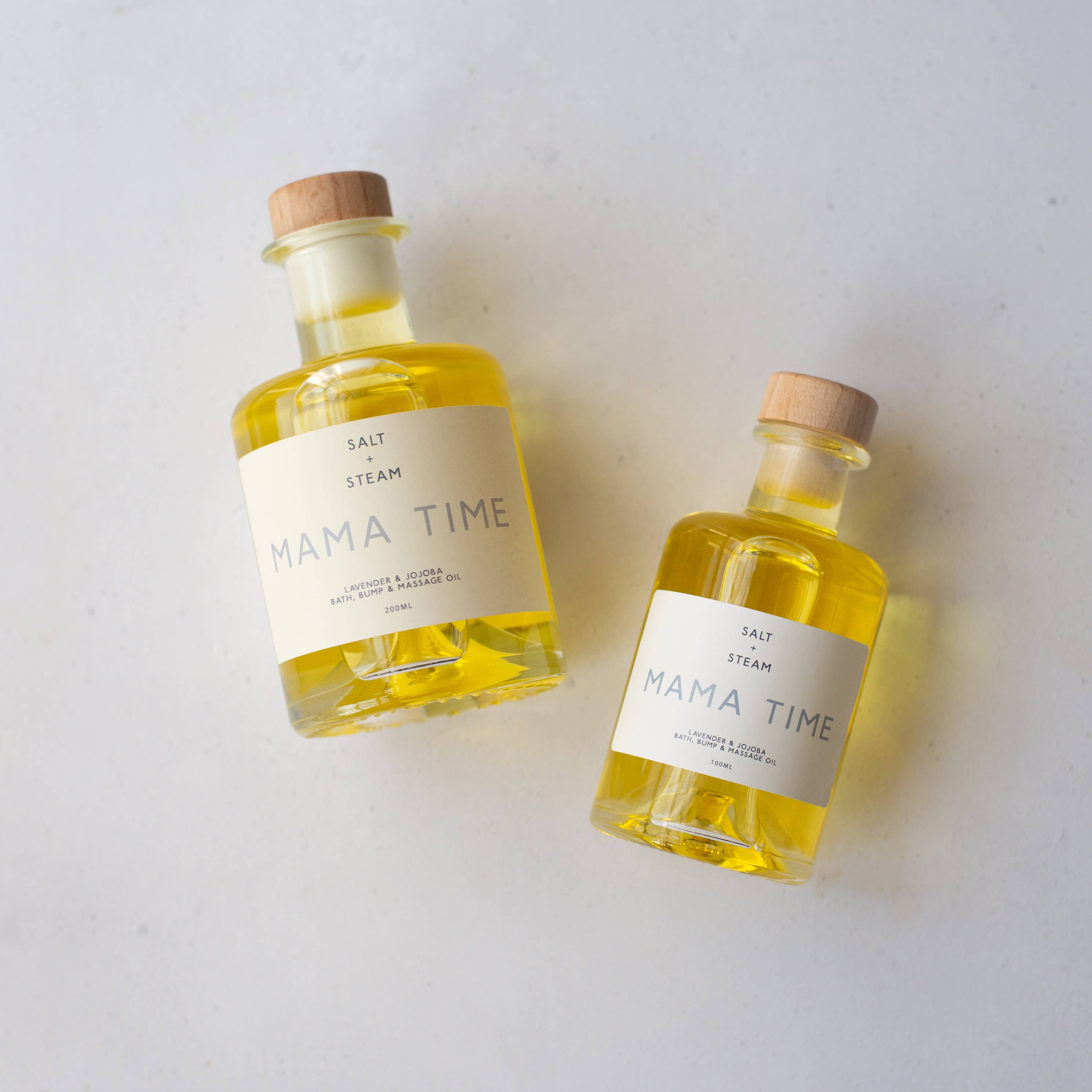 Salt + Steam – wholesale Bath/body oil – Mama Time - Lavender Bath & Bump Oil 100ml & 200ml1
