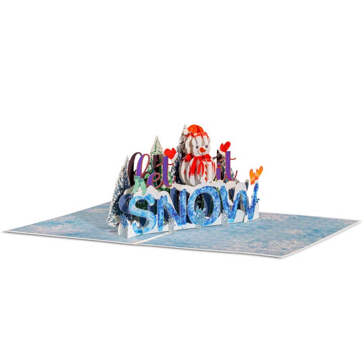 Paper Love - Wholesale Christmas Card - Let It Snow Pop Up Winter Card4