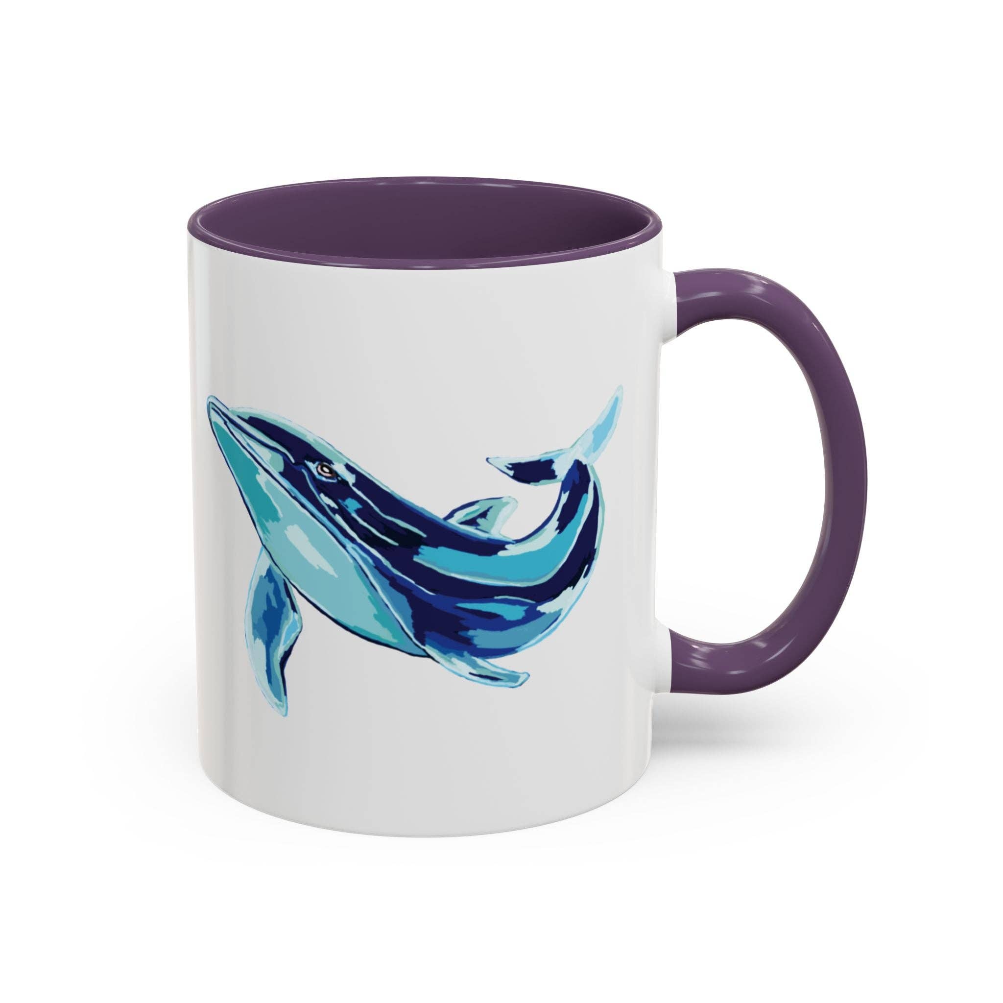 Blue Cava – Großhandel Kaffeebecher – Blauwal Ozeanleben Zwei-Ton Keramik Kaffeetasse - 11 oz & 15 oz29