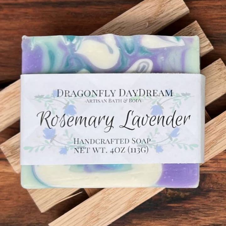 Dragonfly DayDream - Wholesale Bar Soap - Rosemary Lavender Artisan Soap