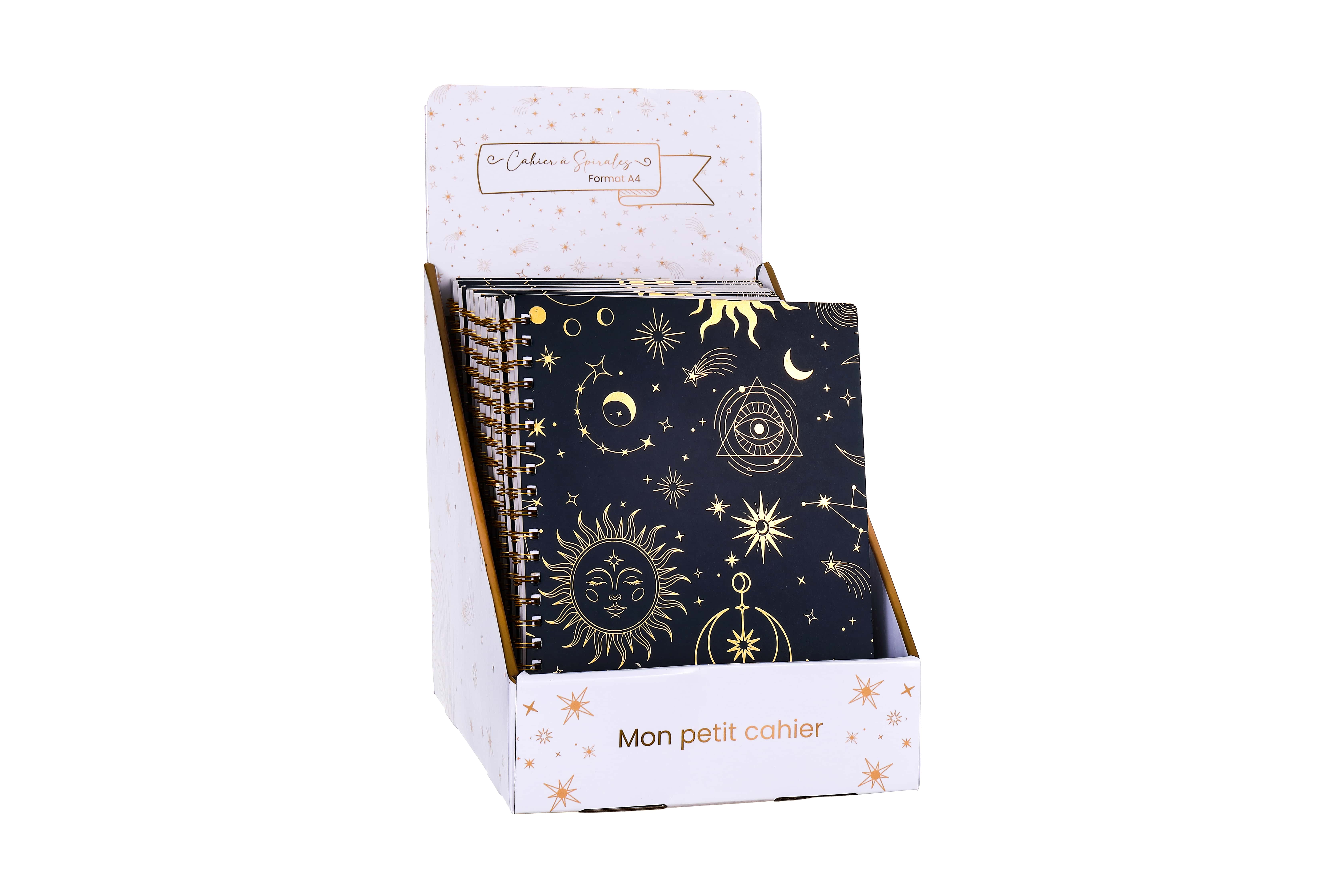 STELLA GREEN - Wholesale Notebook - A4 Spiral Notebooks – Cosmic Collection1