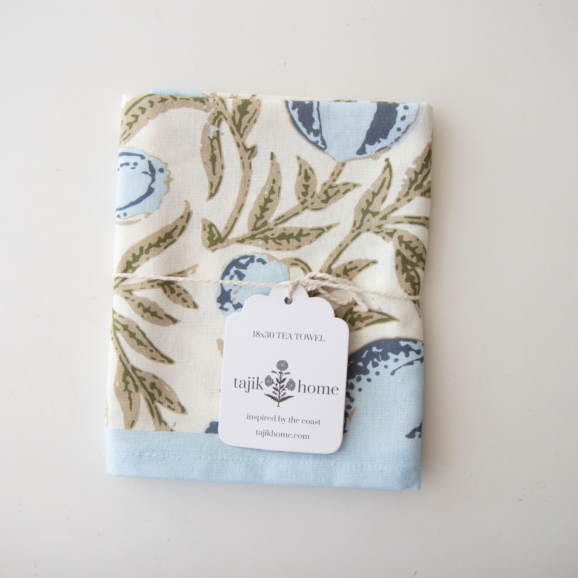 Tajik  Home  LLC - Wholesale Tea Towel - Block Print Tea Towel – Decorative Coastal & Grandmillenial3