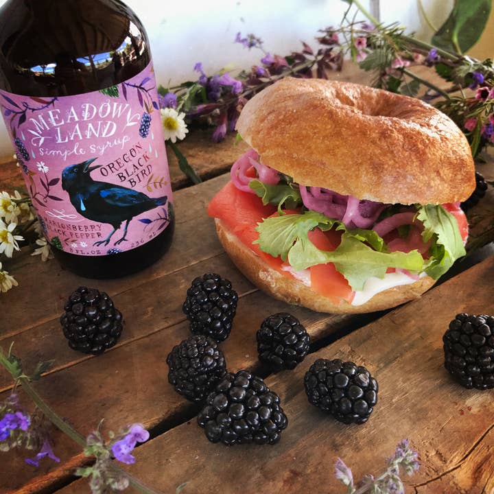 Meadowland Syrup - Wholesale Cocktail Mix/Syrup - Oregon Black Bird Simple Syrup2