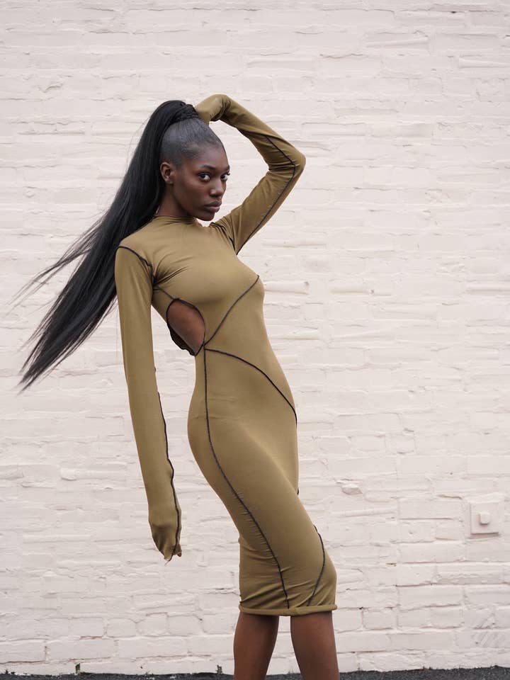 Studio Fresh- Army Body Dress for wholesale by JLW COLLECTION
