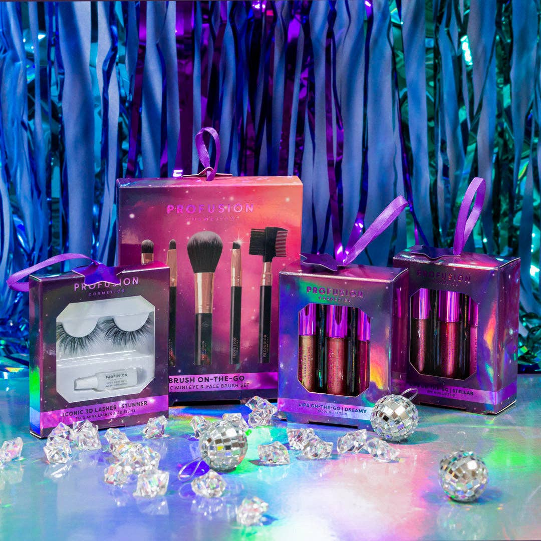 Profusion Cosmetics - Wholesale Lipstick Set - Euphoric Glam High-shine glitter-infused Lips On-the-go1