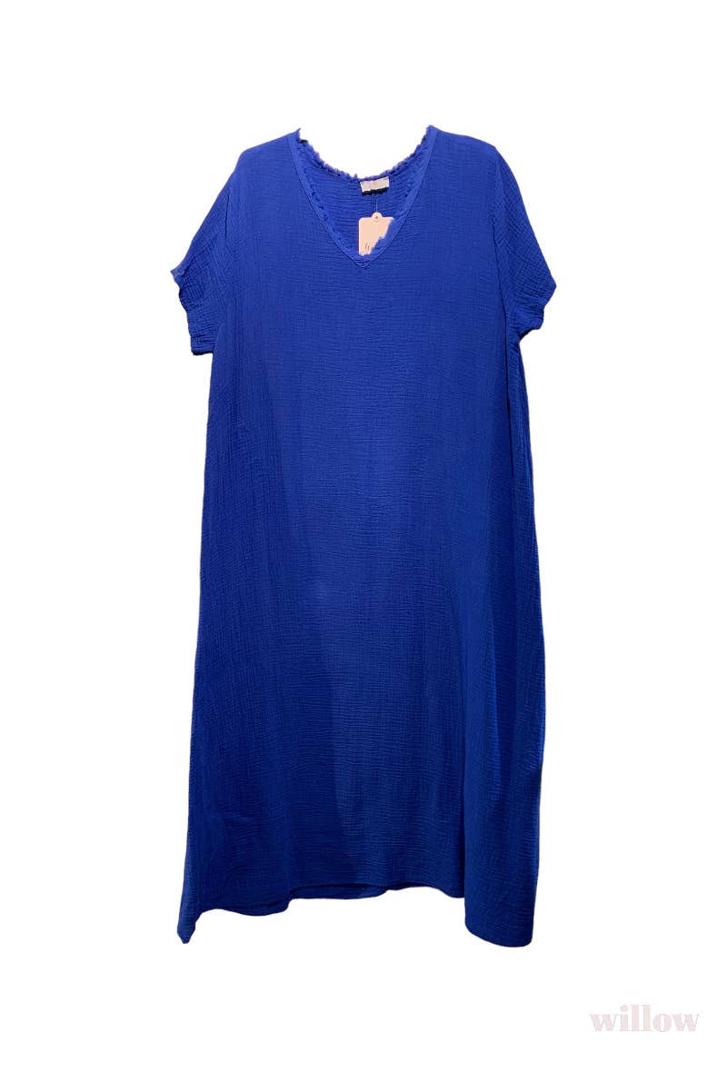 Moonsun - Wholesale Dress - Women's - #4254 cotton gauze long dress7
