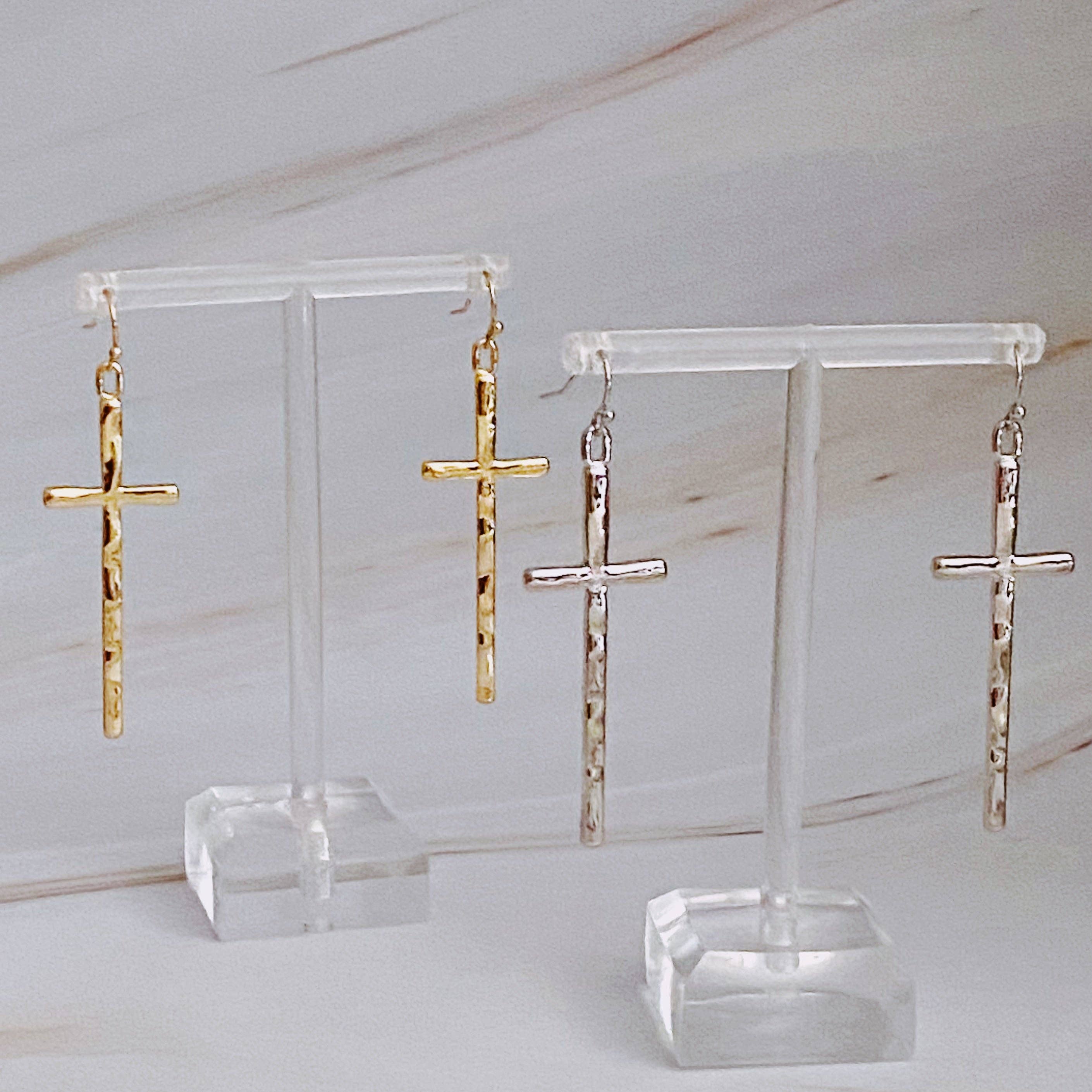 Wholesale Slim And Stylish Cross Earrings for your store Faire