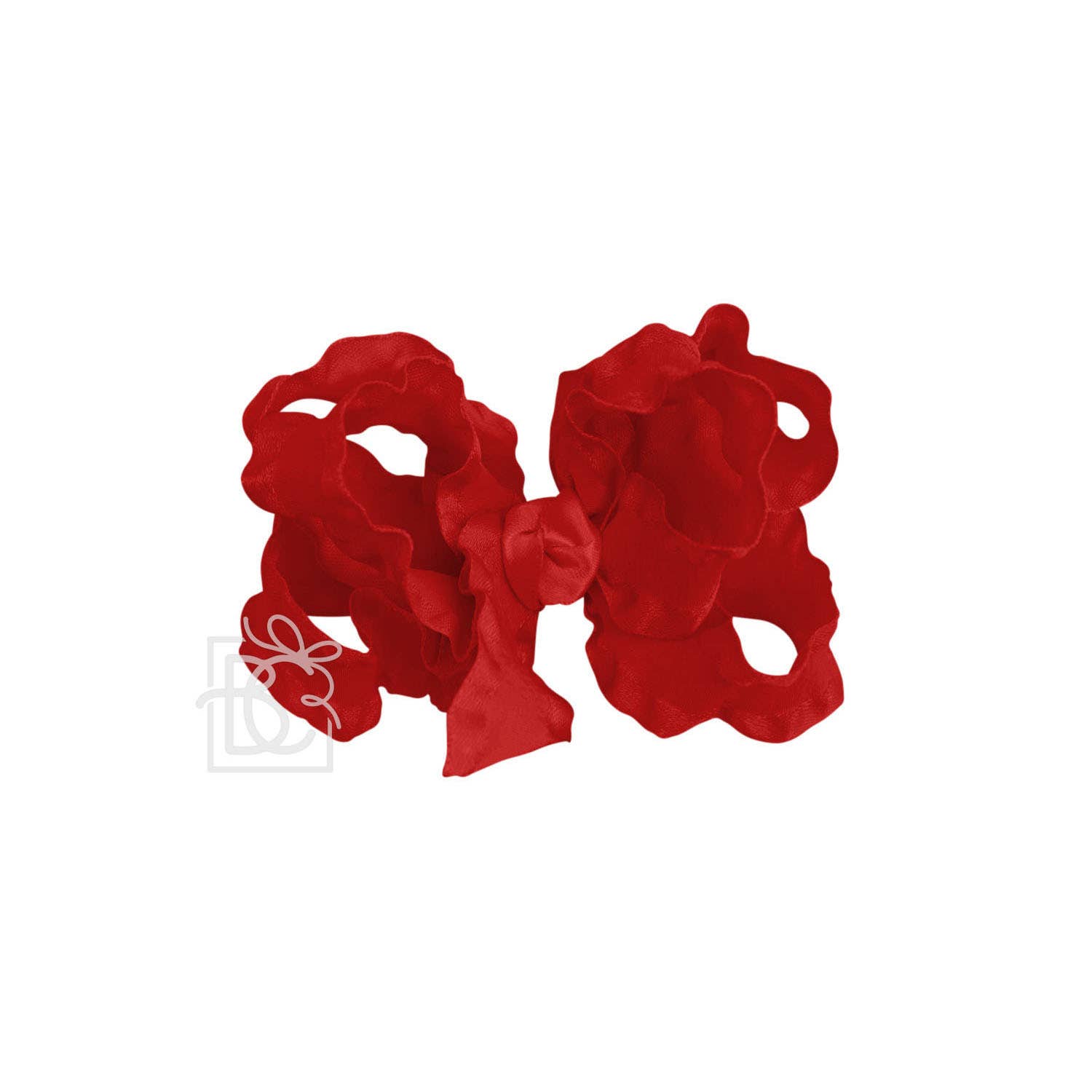 Beyond Creations, LLC - Wholesale Hair Bow - Kids - DOUBLE RUFFLE BOW ON CLIP7