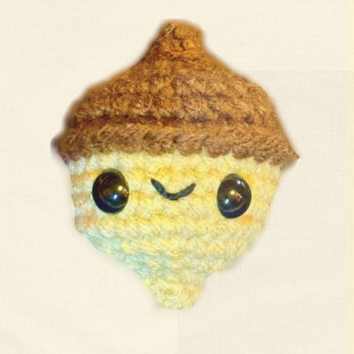 Augie the acorn | lightweight cat toy for wholesale by Feline Grove