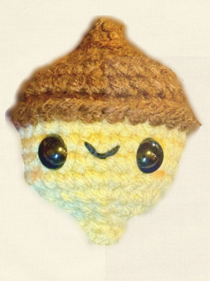 Augie the acorn | lightweight cat toy for wholesale by Feline Grove