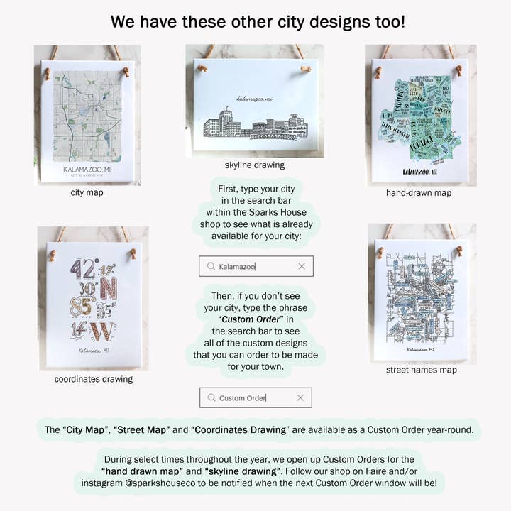 Sparks House Co. - Wholesale Sign - Asheville North Carolina Map Tile Sign - Ceramic Tile Art10