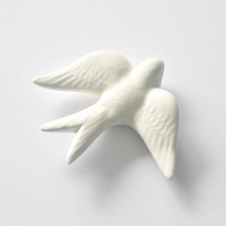 Casa Sofia - Wholesale Decorative Figurine - White ceramic swallow3