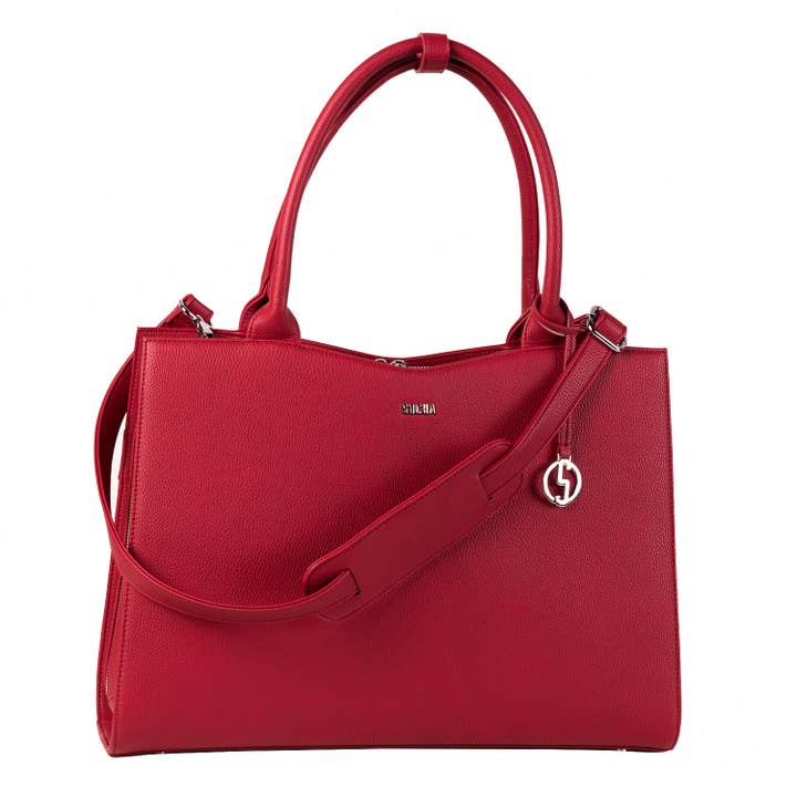 Socha - Wholesale Laptop Bag - Women's - Women's laptop bag/business bag - straight red 15 inch3