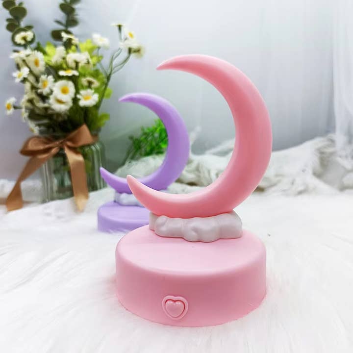 La Bella Monte - Wholesale Night Light - Crescent Moon Night Light LED Lamp For Home Decor -Assorted3