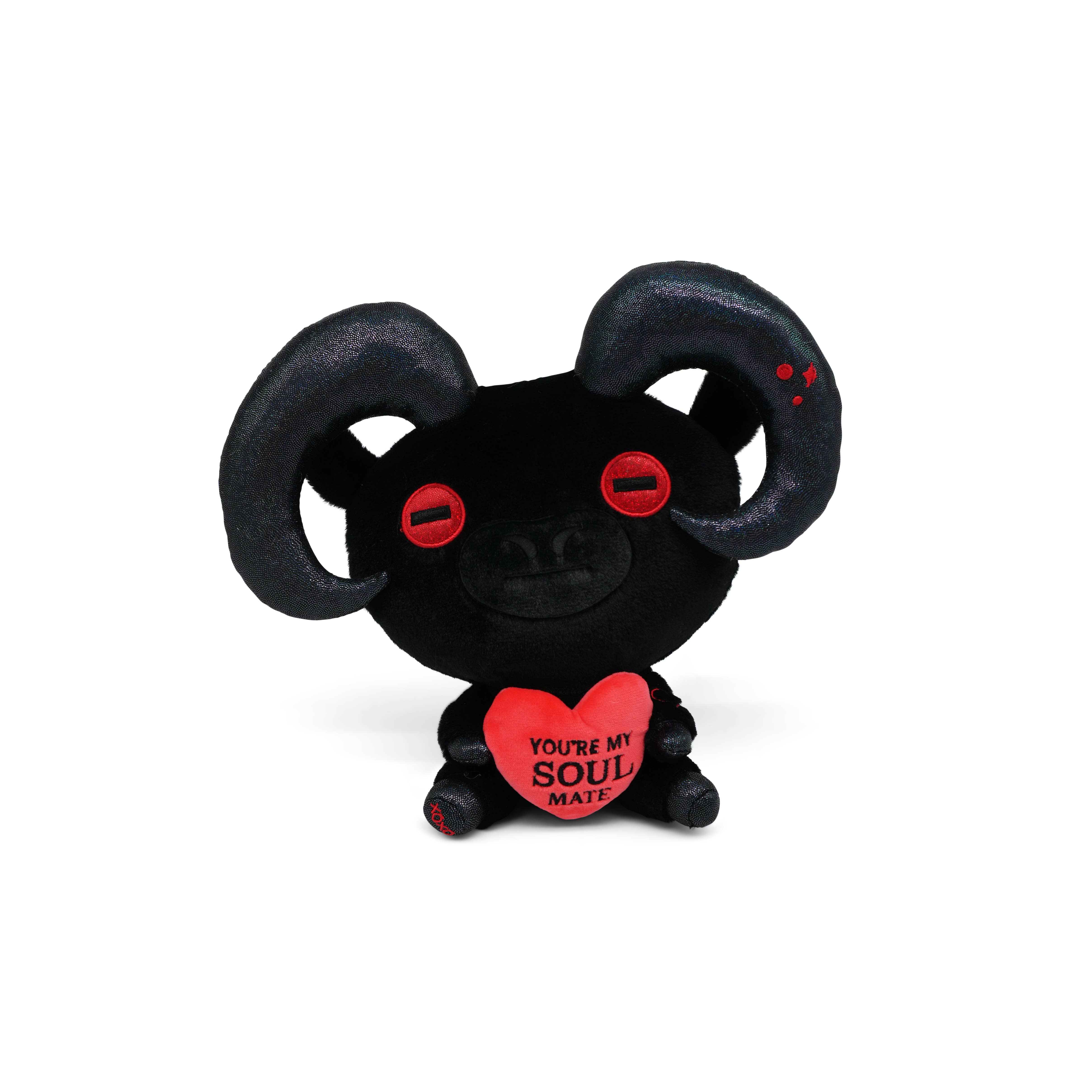Punchkins - Wholesale Stuffed/Plush Toy - Kids & Baby - "You’re My Soulmate" Devil Goat - Halloween Horror Plushies