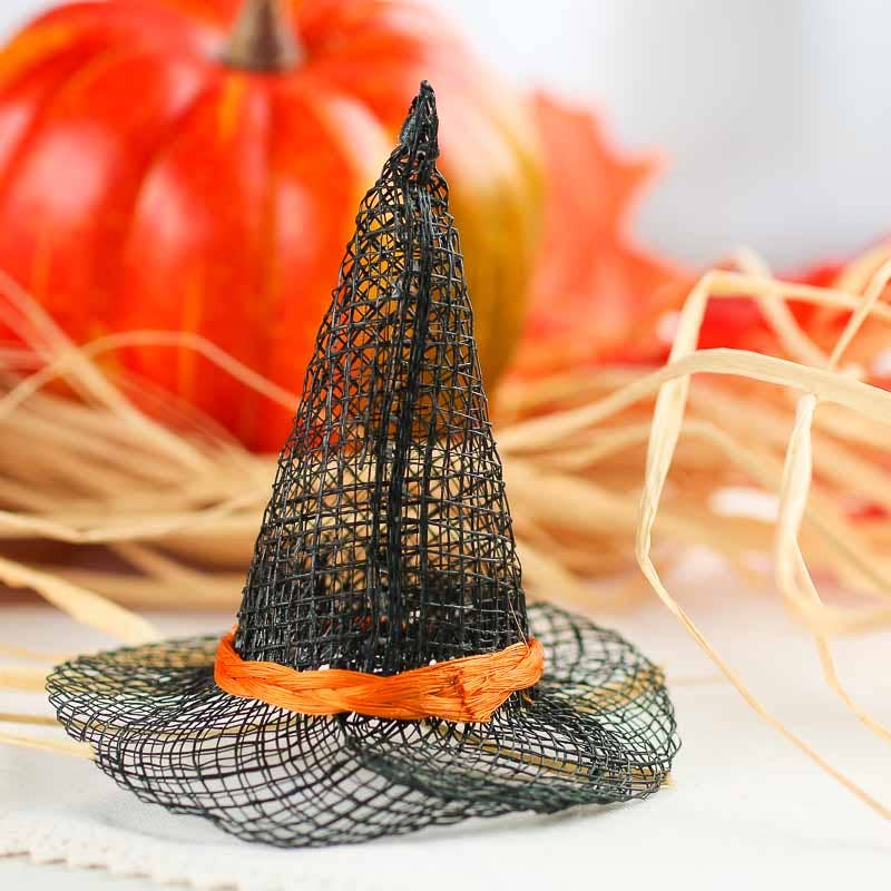 Factory Direct Craft - Wholesale Doll Clothing - Kids - Mini Halloween Black Sinamay Witch Hat - Select Size 2