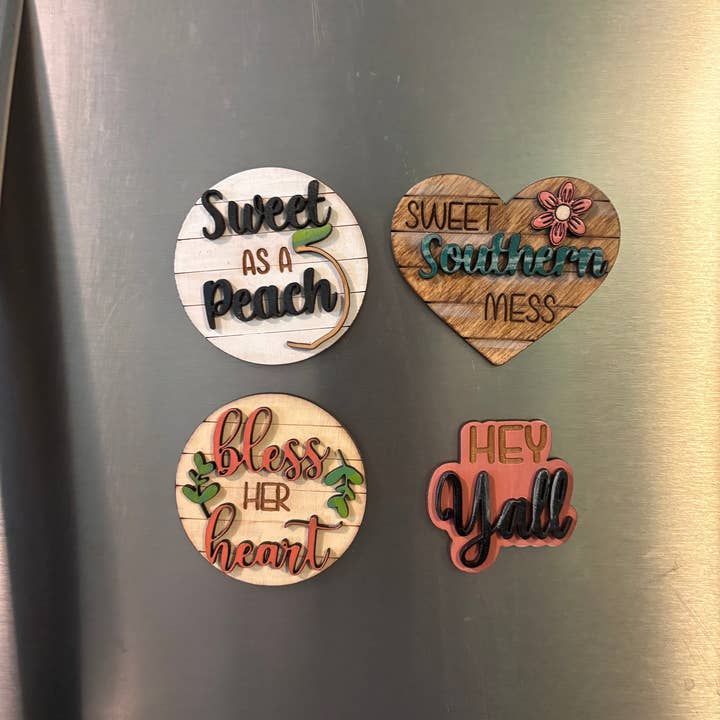 Wood’N Sass - Wholesale Magnet - Southern Western Refrigerator Magnets Quotes1