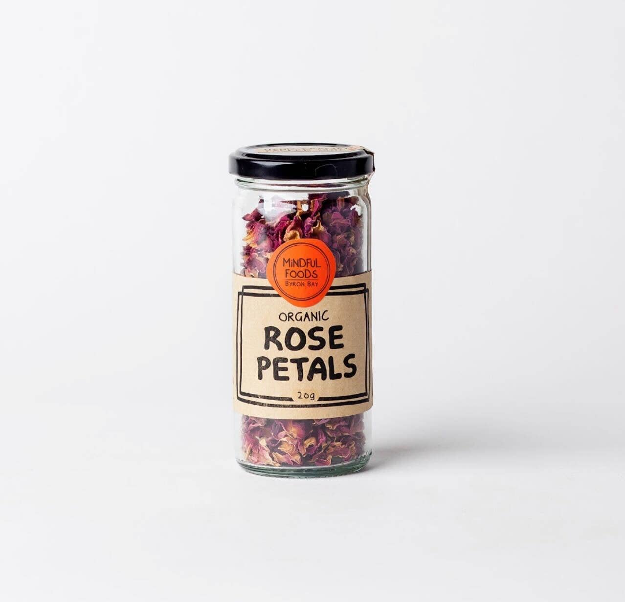 Mindful Foods - Wholesale Dried spice - Rose Petals - Organic - SML - 15g0
