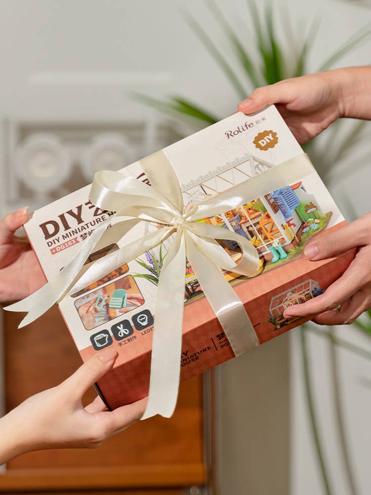 Robotime - Wholesale DIY Craft Kit - DG163 Dreamy Garden House Rolife DIY Miniature House Kit4